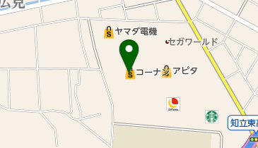ホームセンターコーナン知立店の地図画像