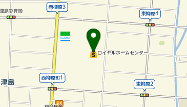 ロイヤルホームセンター津島の地図画像