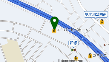 スーパービバホーム長久手店の地図画像