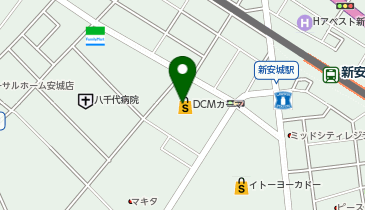 DCM安城住吉店の地図画像