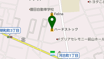 ハードストック豊田の地図画像