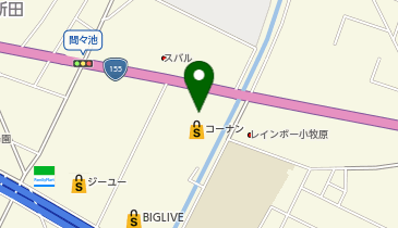 コーナンPRO新小牧パワーズ店の地図画像