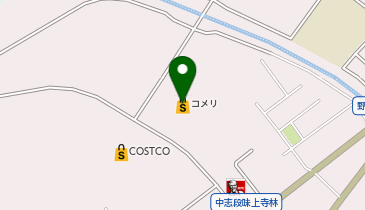 コメリパワー名古屋中志段味店の地図画像