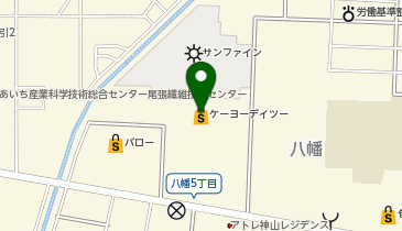 DCM一宮八幡店の地図画像