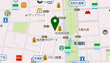 ハンズ名古屋松坂屋店の地図画像
