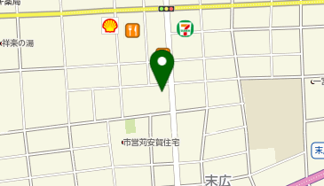 ヘルスバンク末広店の地図画像