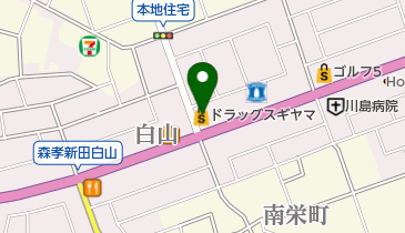 ドラッグスギヤマ四軒家店の地図画像