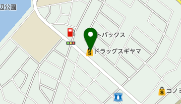 ドラッグスギヤマ豊明店の地図画像
