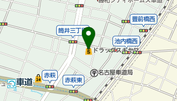 ドラッグスギヤマ筒井店の地図画像