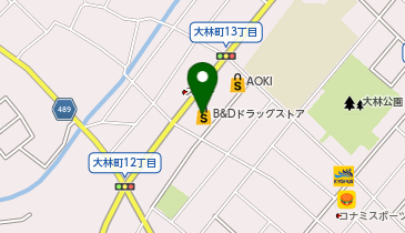 B&Dドラッグストア豊田大林店の地図画像