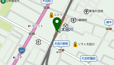 マツモトキヨシラスパ太田川店の地図画像