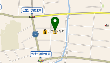 B&Dドラッグストア七宝店の地図画像