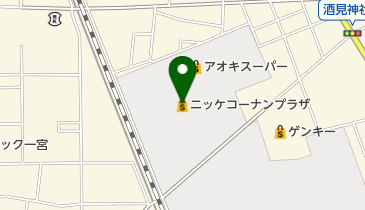 ニッケコーナンプラザの地図画像