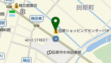 田原ショッピングセンターパオの地図画像