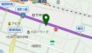 蒲郡ショッピングセンターの地図画像