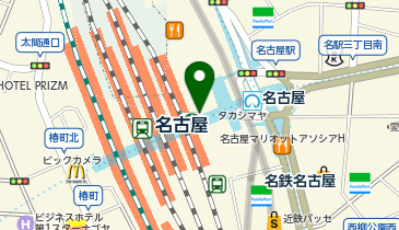 JRセントラルタワーズの地図画像