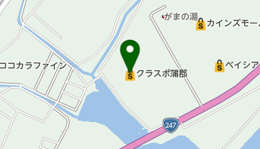 クラスポ蒲郡の地図画像