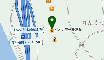 イオンモール常滑の地図画像