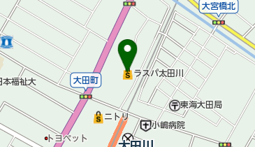 ラスパ太田川の地図画像