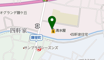 清水屋藤ヶ丘店の地図画像
