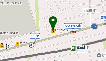 ピアゴパワー守山店の地図画像