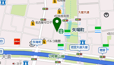 キデイランド名古屋パルコ店の地図画像