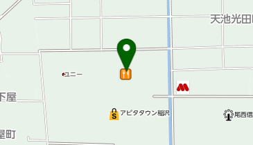 タカキュー稲沢店の地図画像