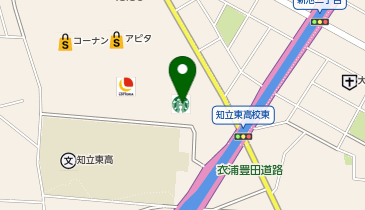 ハニーズ知立店の地図画像