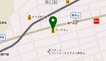 ワークマンプラス守山瀬戸街道店の地図画像