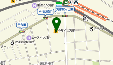 マックハウスバロー刈谷店の地図画像