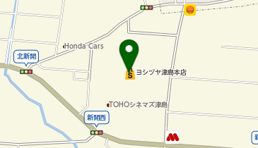 ミキハウスヨシヅヤ津島本店の地図画像