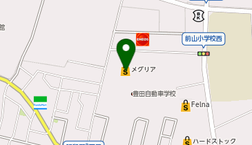 ジーユーメグリアエムパーク店の地図画像
