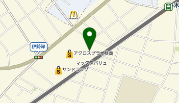 ジーユーアクロスプラザ扶桑店の地図画像