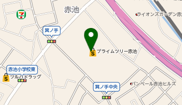 ハニーズプライムツリーアカイケ店の地図画像