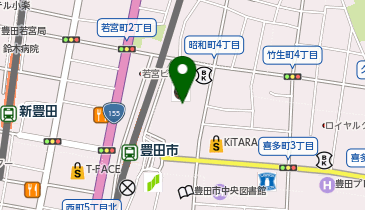 マックハウス豊田GAZA店の地図画像
