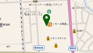 メガスポーツ東浦店の地図画像