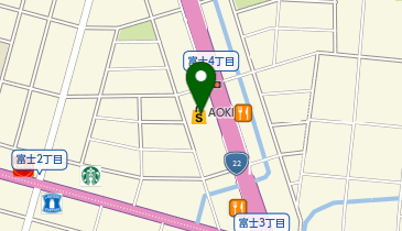 つるやゴルフ一宮店の地図画像