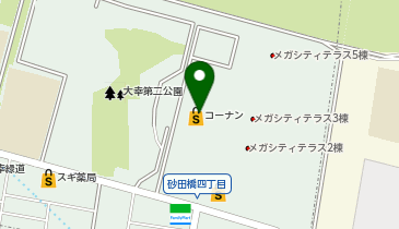 ゴルフ5砂田橋店の地図画像