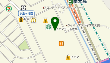 メガスポーツ大高店の地図画像