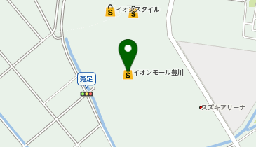 メガスポーツ豊川店の地図画像