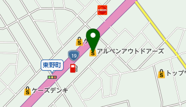 アルペンアウトドアーズ春日井店の地図画像