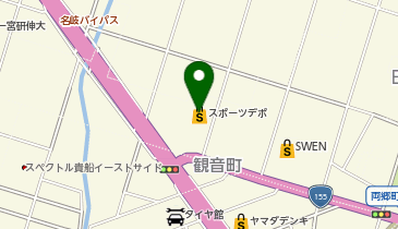 アルペンアウトドアーズエッセンシャルストア一宮店の地図画像