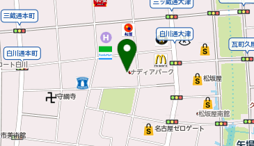 アルペンNAGOYAの地図画像