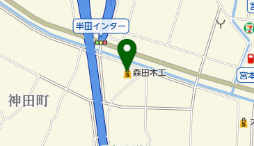森田家具の地図画像