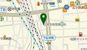 アクタス名古屋店の地図画像