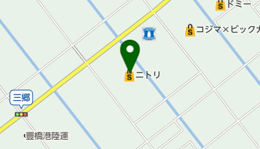 ニトリ豊橋店の地図画像
