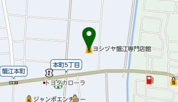ニトリ蟹江店の地図画像