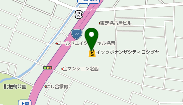 ニトリデコホームヨシヅヤ名西店の地図画像
