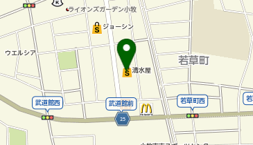 ニトリデコホーム清水屋小牧店の地図画像