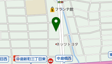 精文館書店中島新町店の地図画像